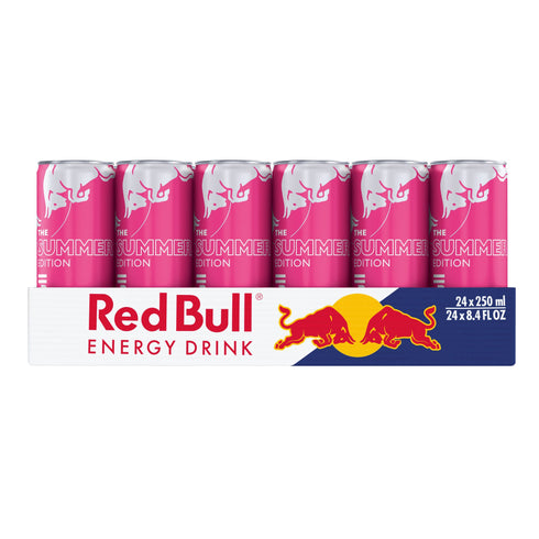 Red Bull Summer Edition Energy Drink White Peach Multi-Pack, 24 pk./8.4 fl. oz.